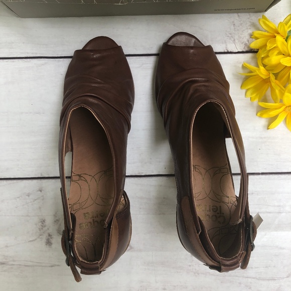 Coque Terra 1453 Brown Honey Heels/Sandals - Picture 4 of 8